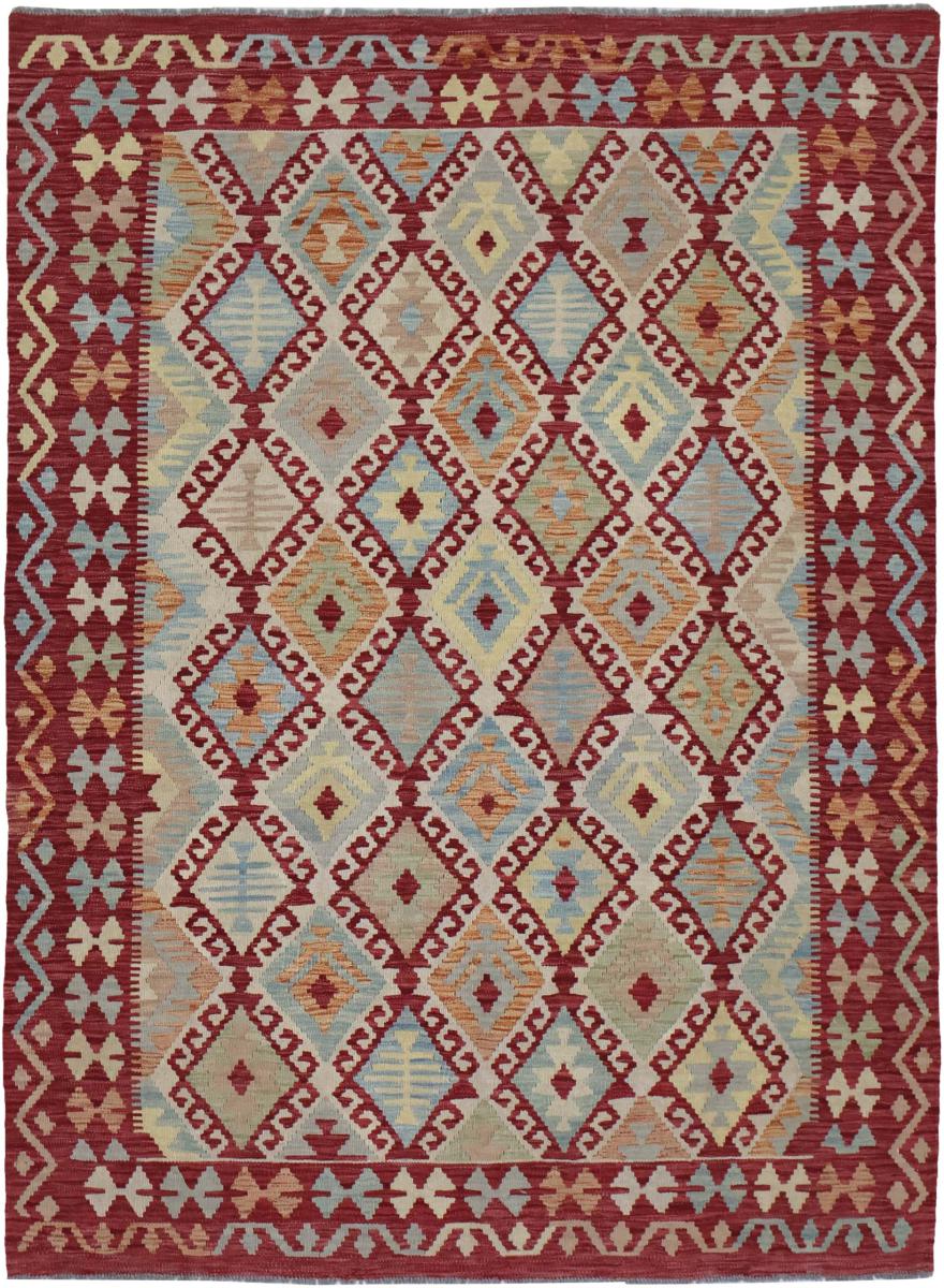 Tappeto afghano Kilim Afghan 236x184 236x184, Tappeto persiano Tessuto a mano