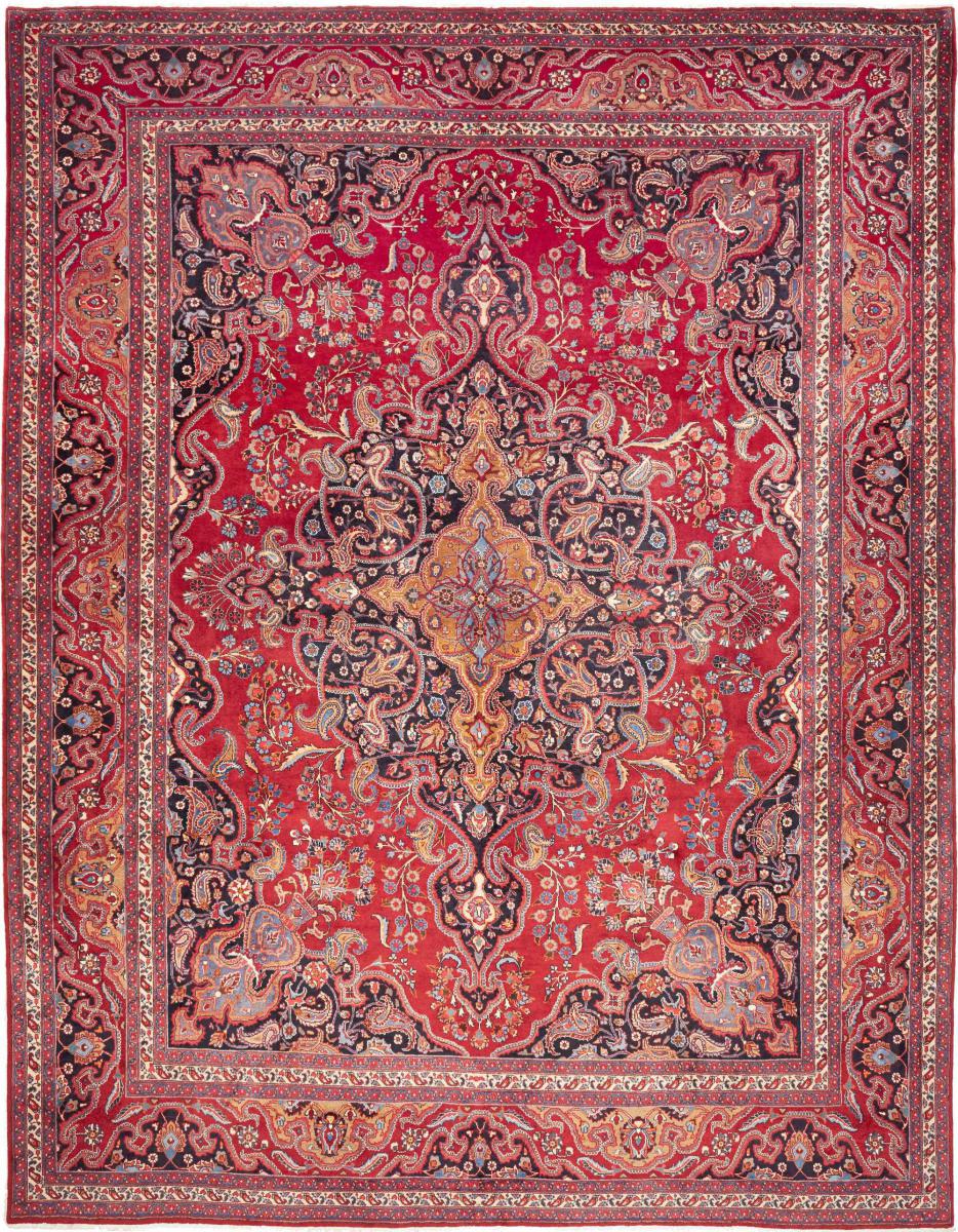 Alfombra persa Mashhad 391x304 391x304, Alfombra persa Hecho a mano