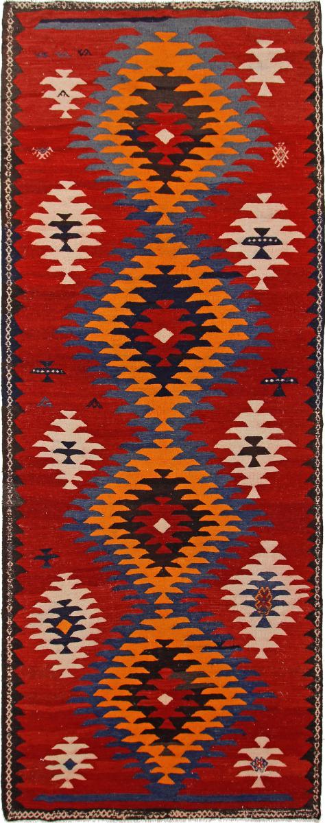 Tapete persa Kilim Fars Azerbaijan Antigo 414x164 414x164, Tapete persa Tecido à mão