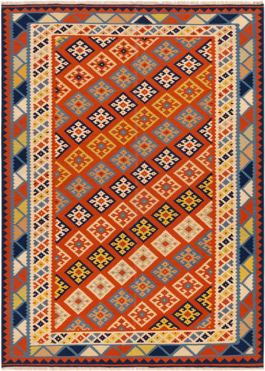Tapis persan Kilim Fars Shiraz 289x209 289x209, Tapis persan Tissé à la main