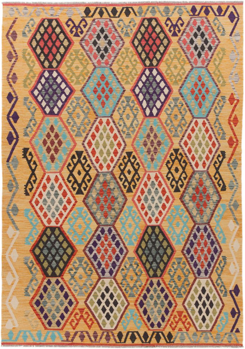 Tapete afegão Kilim Afegão 297x209 297x209, Tapete persa Tecido à mão