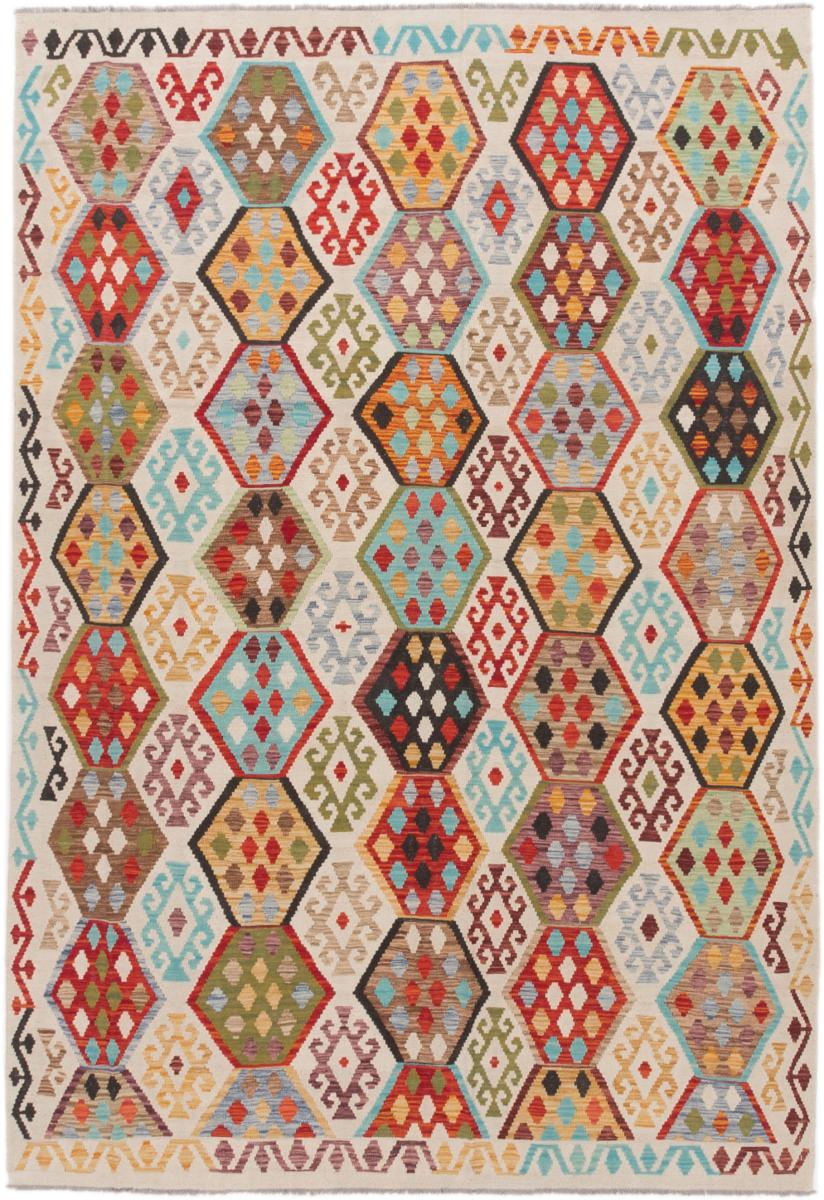 Tapete afegão Kilim Afegão 297x208 297x208, Tapete persa Tecido à mão