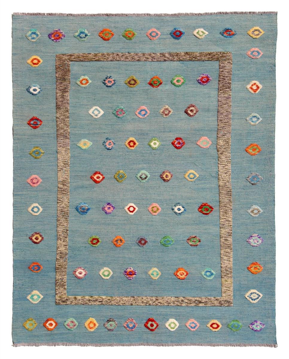 Alfombra afgana Kilim Afghan Nimbaft Edition 197x149 197x149, Alfombra persa Tejido a mano