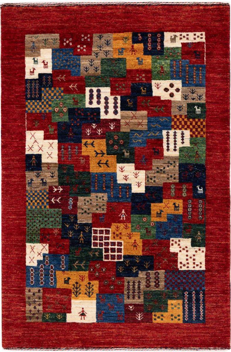 Perzisch tapijt Perzisch Gabbeh Loribaft Nowbaft 124x82 124x82, Perzisch tapijt Handgeknoopte