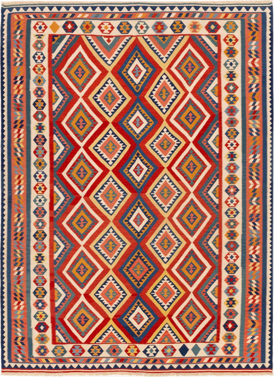 Persisk matta Kilim Fars Shiraz 279x206 279x206, Persisk matta handvävd 