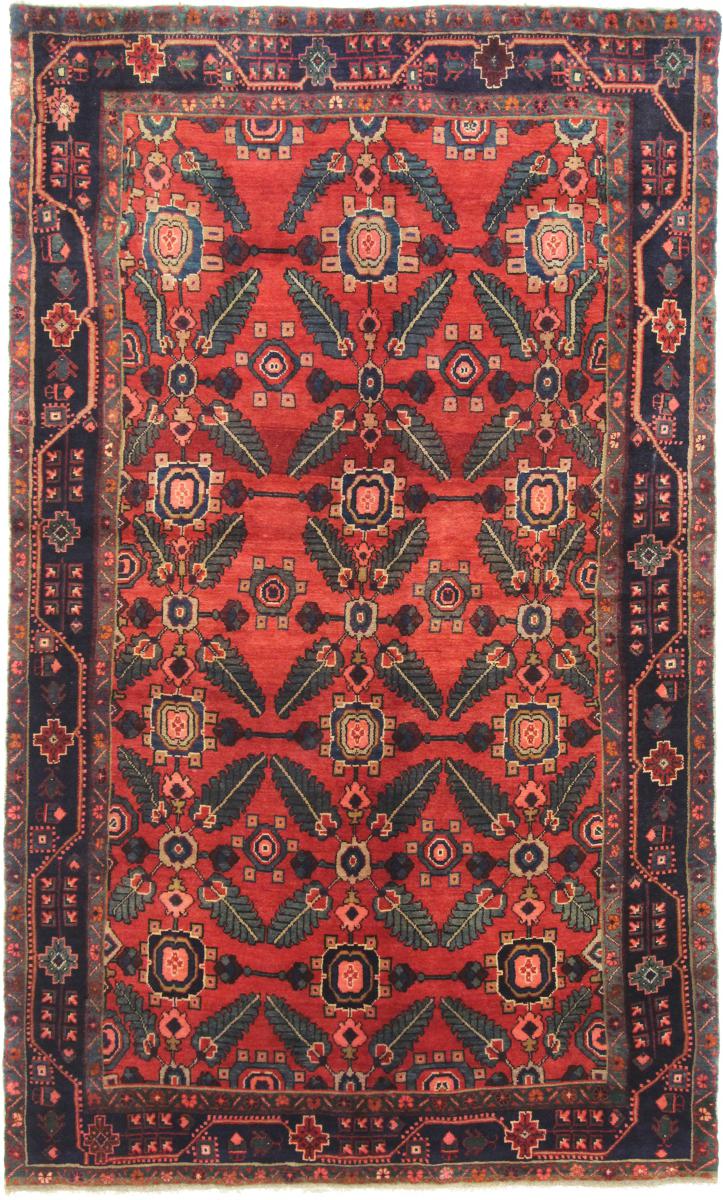 Persisk tæppe Hamadan 254x152 254x152, Persisk tæppe Knyttet i hånden