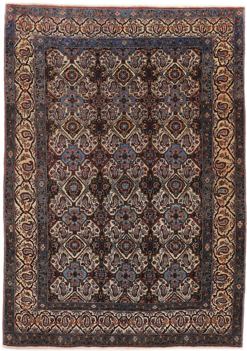 Tapis persan Ghom 200x154 200x154, Tapis persan Noué à la main