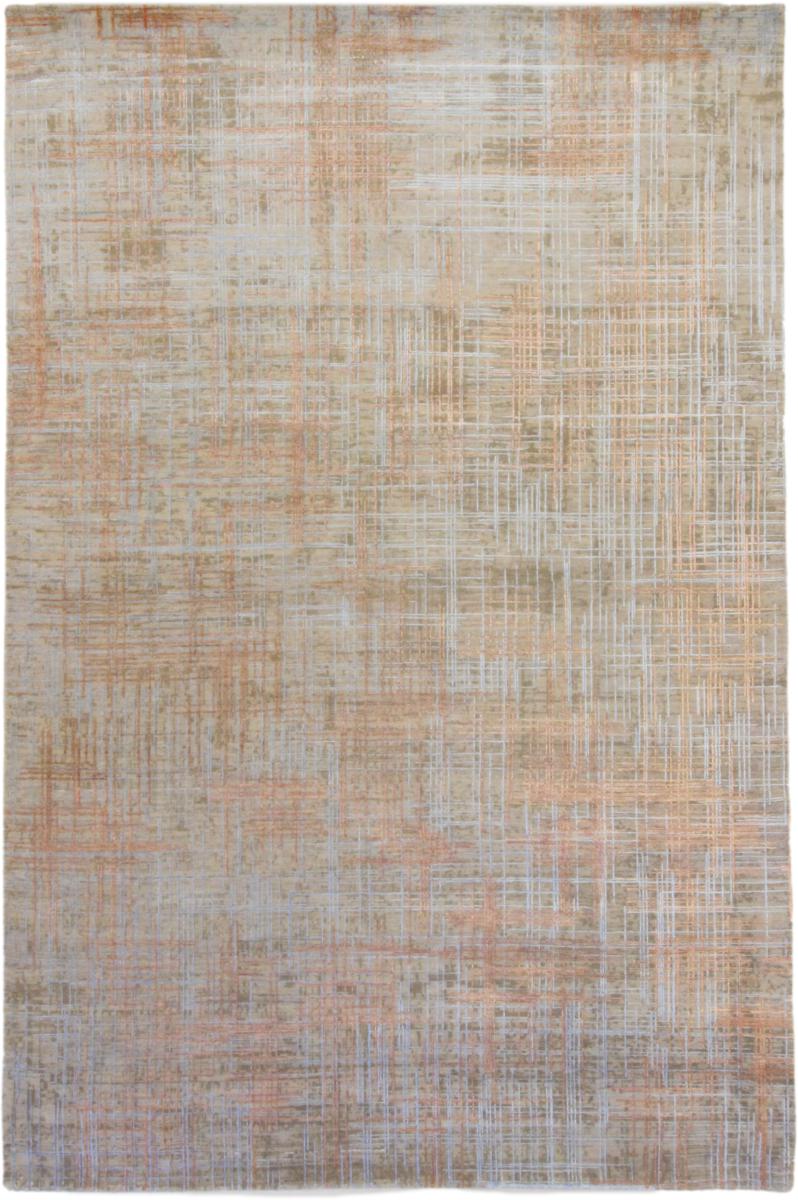 Tapete indiano Sadraa 9'10"x6'7" 9'10"x6'7", Tapete persa Atado à mão