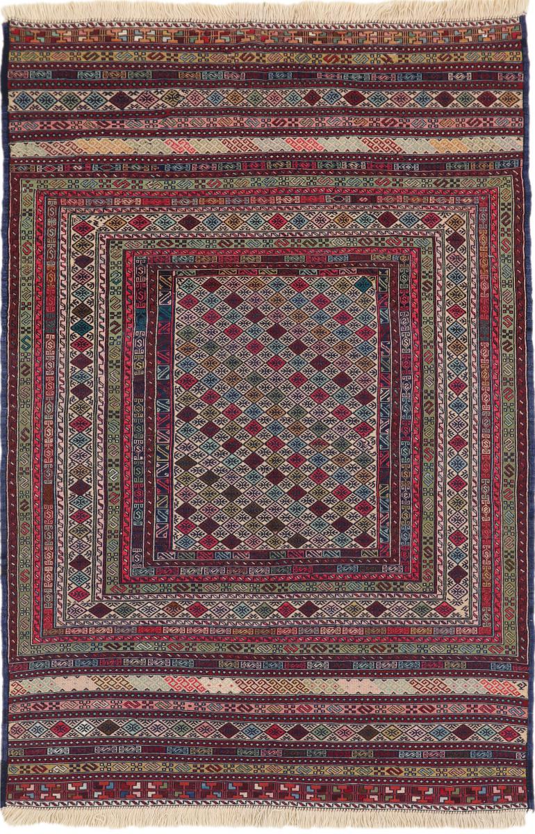 Tapete persa Kilim Soozani Nimbaft 185x128 185x128, Tapete persa Atado à mão