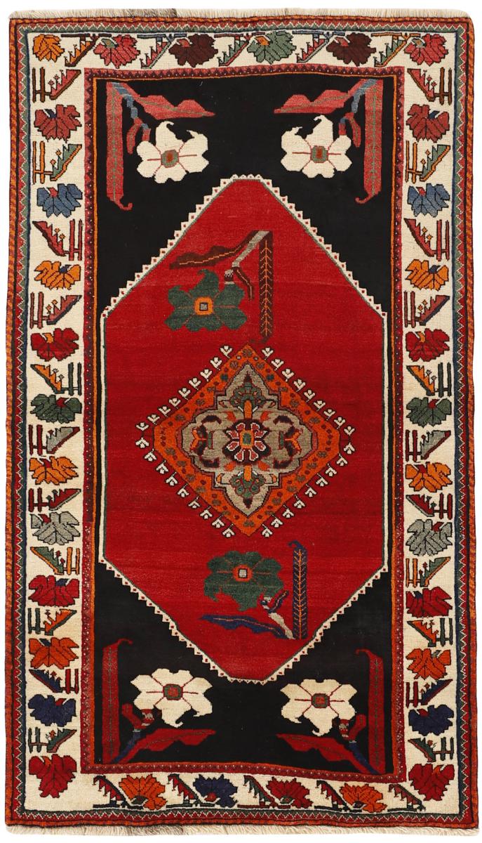 Alfombra persa Ghashghai 211x119 211x119, Alfombra persa Anudado a mano