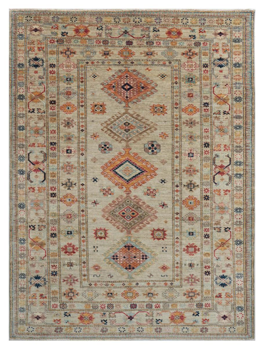 Pakistaans tapijt Kazak 196x142 196x142, Perzisch tapijt Handgeknoopte