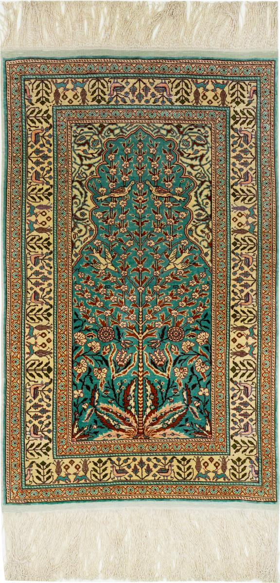 Alfombra persa Turkei Kaiseri de Seda 97x62 97x62, Alfombra persa Anudado a mano