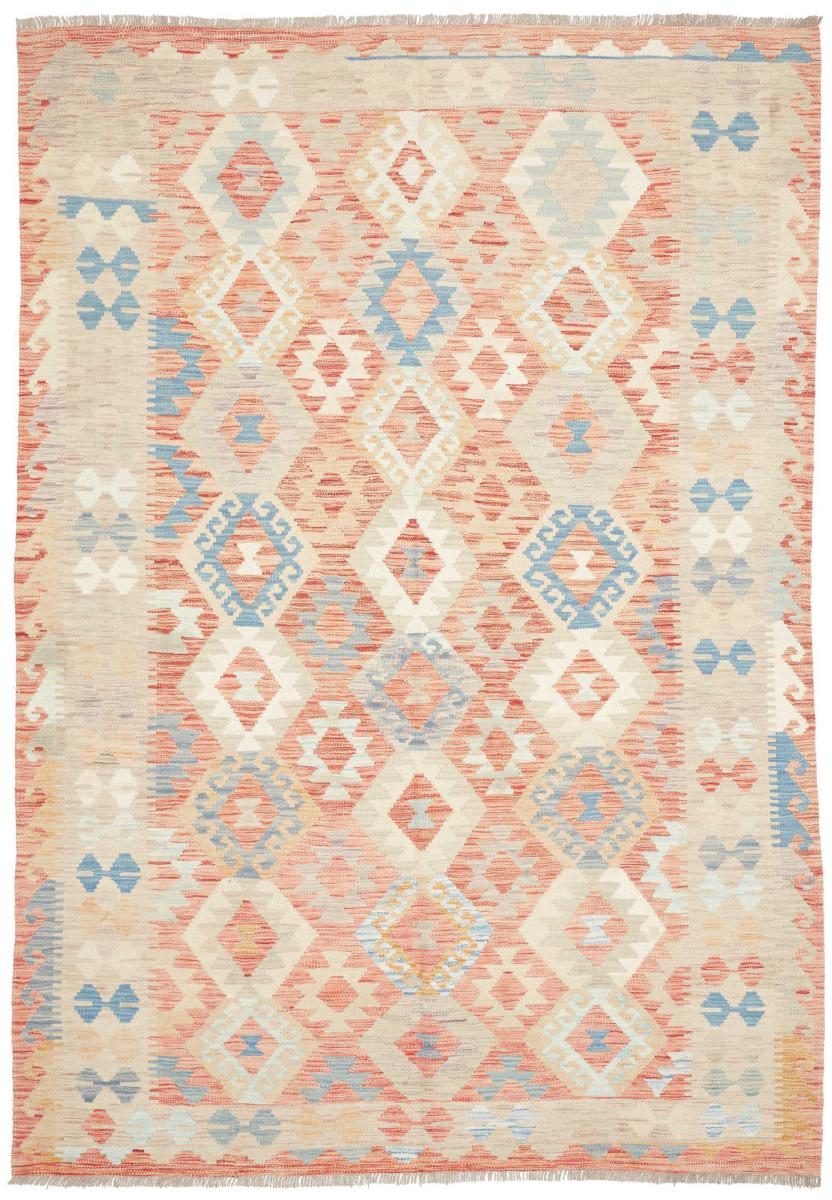 Afghanischer Teppich Kelim Afghan 250x172 250x172, Perserteppich Handgewebt