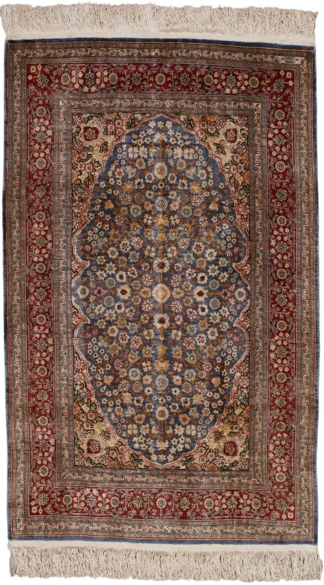  Hereke di Seta 124x77 124x77, Tappeto persiano Annodato a mano