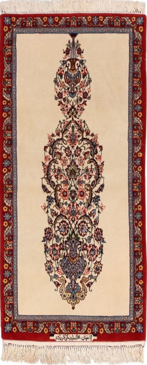 Tapis persan Ispahan 138x62 138x62, Tapis persan Noué à la main
