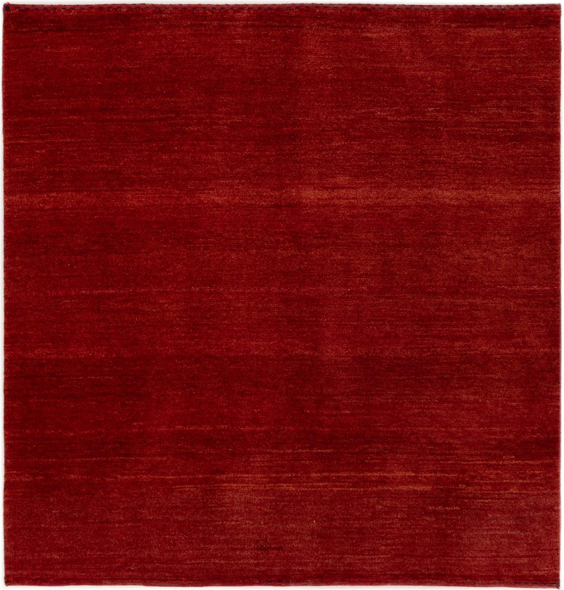 Persian Rug Persian Gabbeh Kashkuli Banafsheh 4'10"x4'8" 4'10"x4'8", Persian Rug Knotted by hand