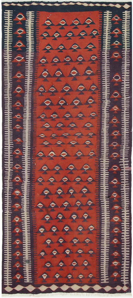 Persisk tæppe Kelim Fars 239x102 239x102, Persisk tæppe Håndvævet