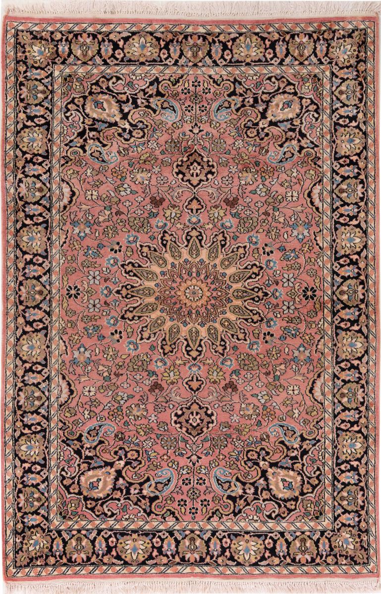 Tapis indien Cachemire Soie 174x117 174x117, Tapis persan Noué à la main
