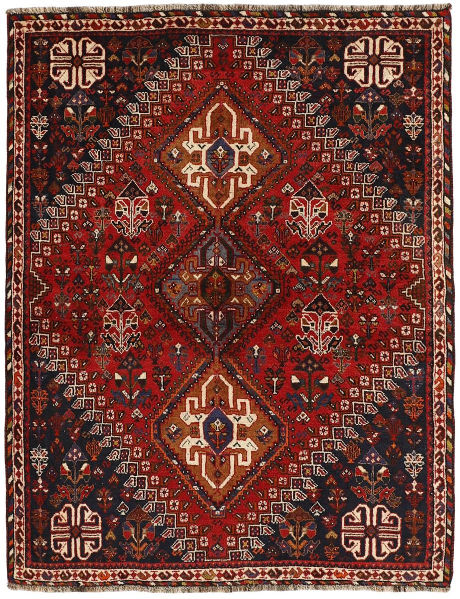 Perserteppich Ghashghai 173x134 173x134, Perserteppich Handgeknüpft