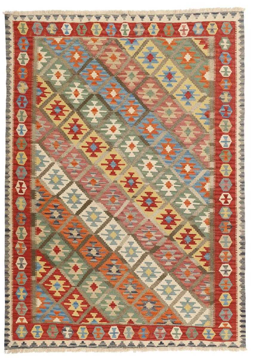 Tapete persa Kilim Fars 287x207 287x207, Tapete persa Tecido à mão