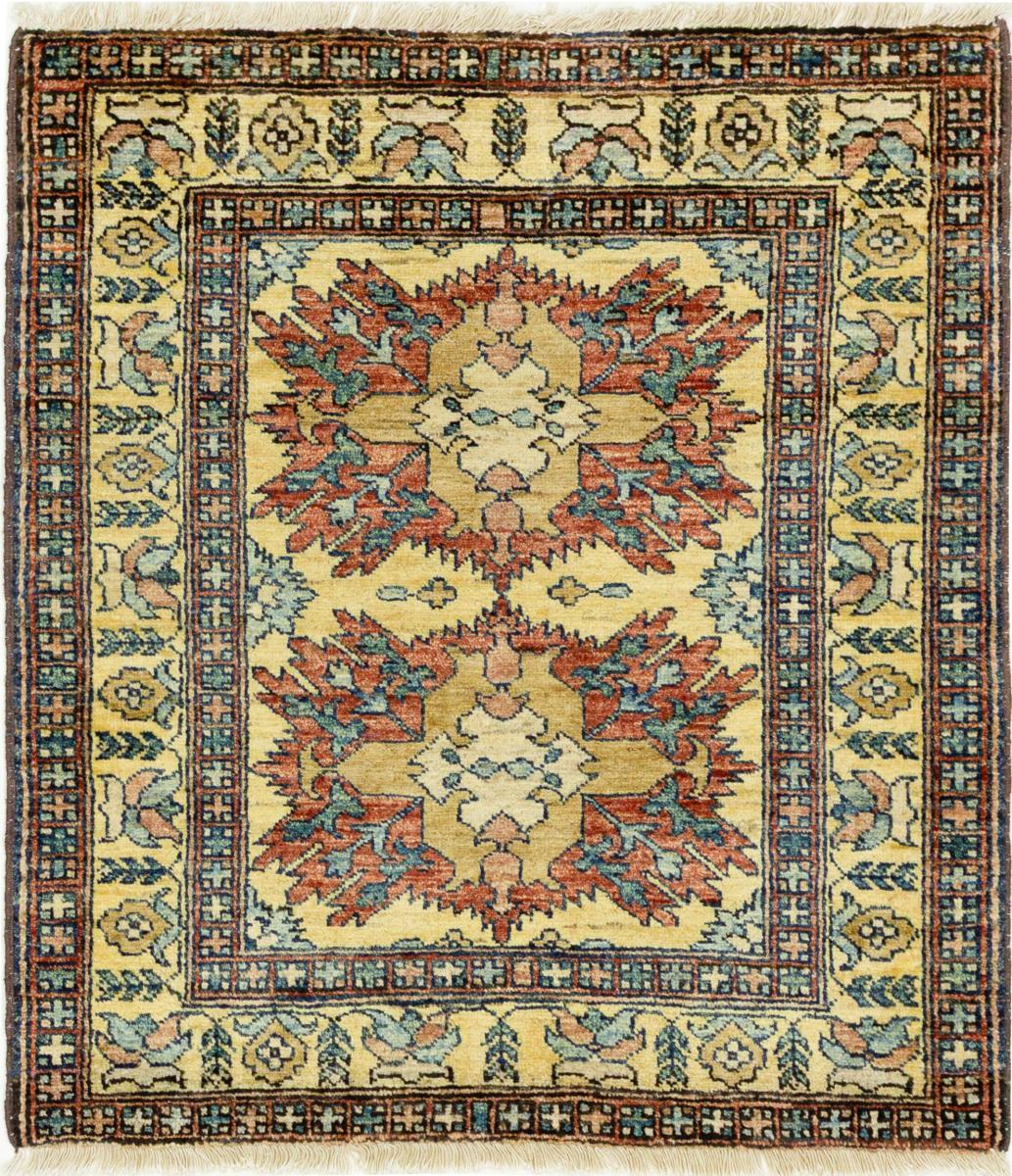 Afghaans tapijt Ziegler Farahan 101x86 101x86, Perzisch tapijt Handgeknoopte