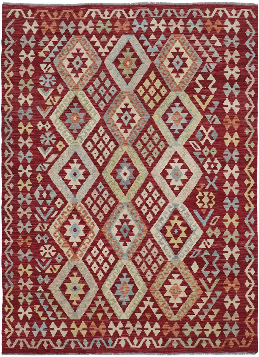 Tapete afegão Kilim Afegão 234x173 234x173, Tapete persa Tecido à mão