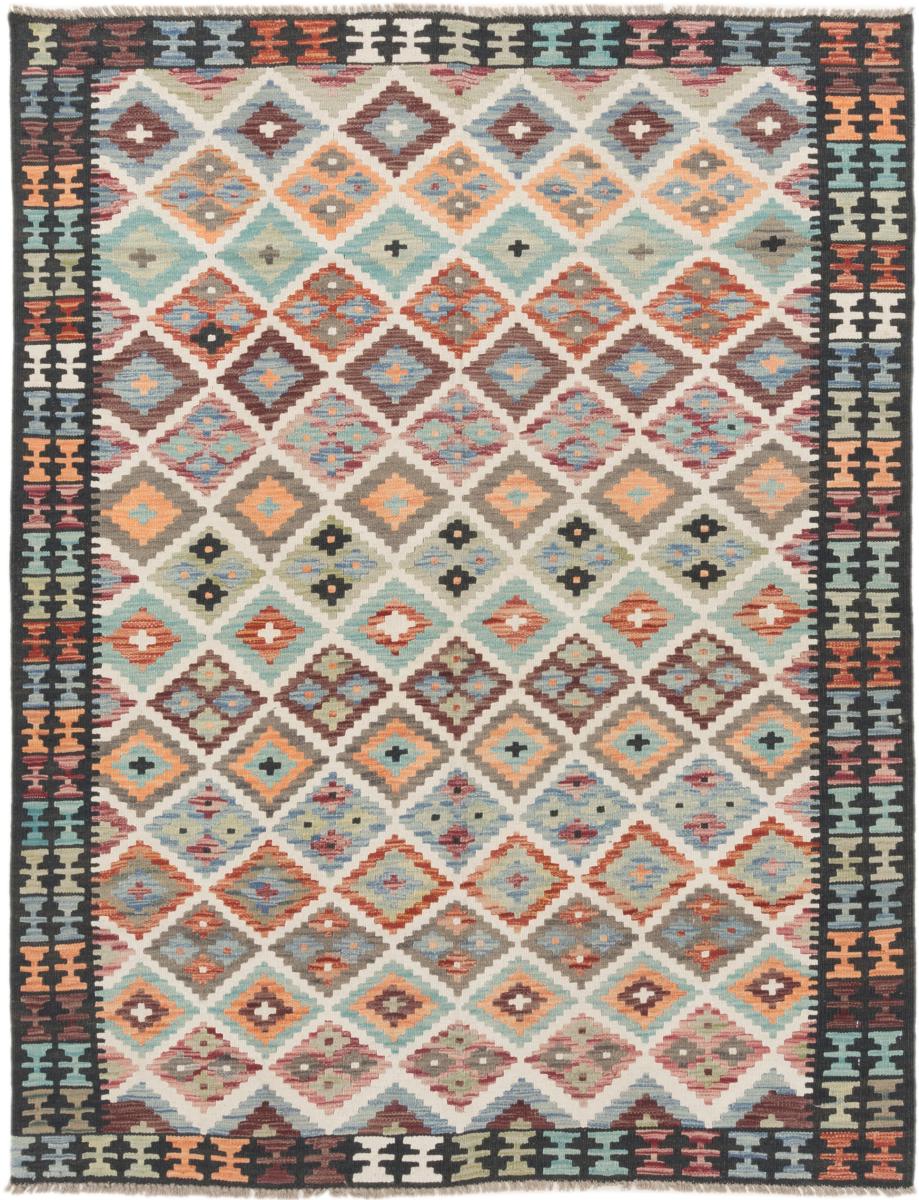 Tapete afegão Kilim Afegão 6'6"x5'0" 6'6"x5'0", Tapete persa Tecido à mão