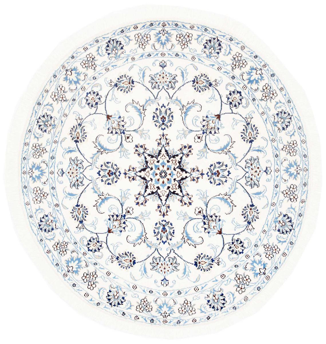 Perserteppich Nain 143x139 143x139, Perserteppich Handgeknüpft