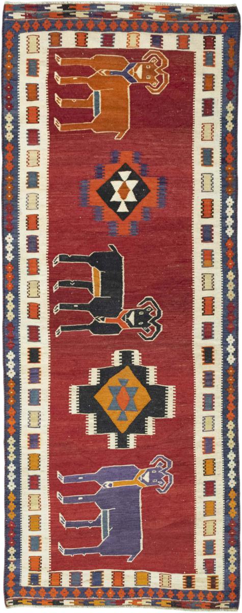 Tapete persa Kilim Fars 306x119 306x119, Tapete persa Tecido à mão