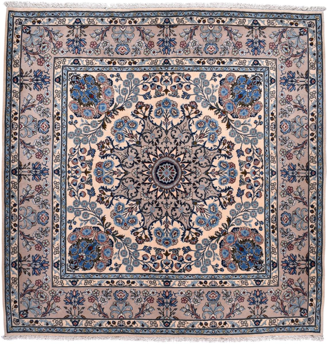 Persian rug Yazd 6'9"x6'9" 6'9"x6'9", Persian rug Hand-knotted