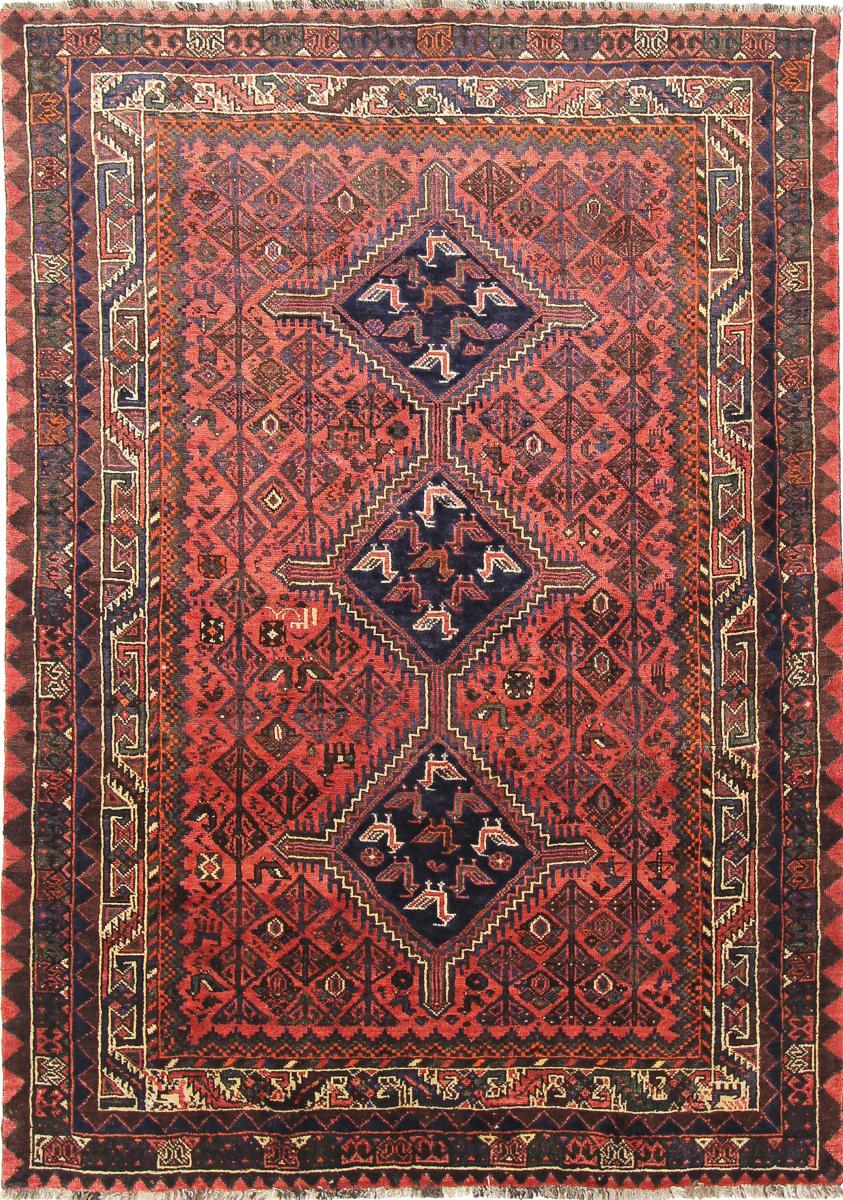 Tapete persa Ghashghai 261x185 261x185, Tapete persa Atado à mão