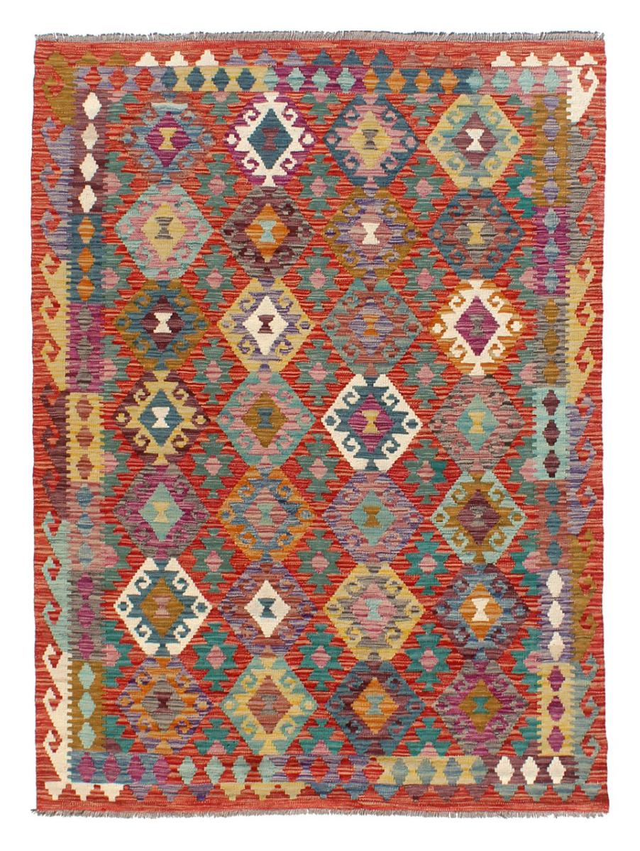 Afghan rug Kilim Afghan 202x154 202x154, Persian Rug Woven by hand