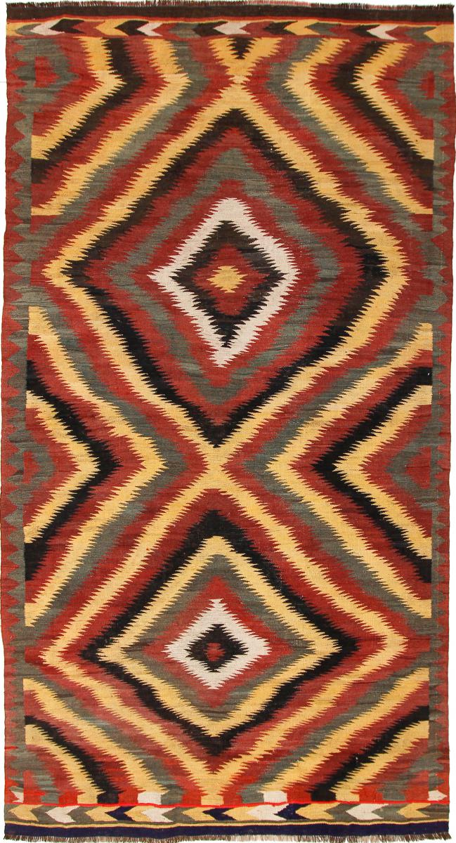 Perzsa szőnyeg Kilim Fars Azerbaijan Antik 11'3"x6'0" 11'3"x6'0", Perzsa szőnyeg szőttesek