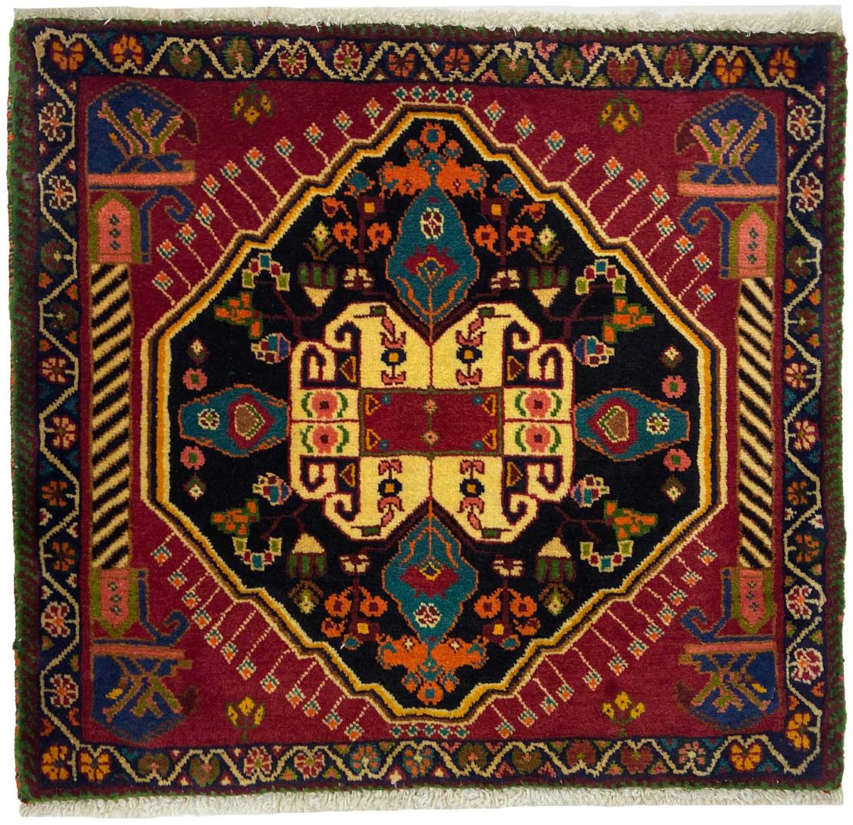 Covor persan Ghashghai 63x67 63x67, Covor persan Lucrate de mână