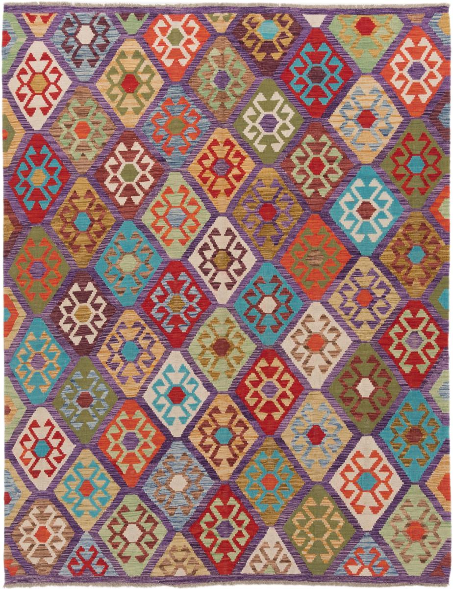 Tapete afegão Kilim Afegão 243x190 243x190, Tapete persa Tecido à mão