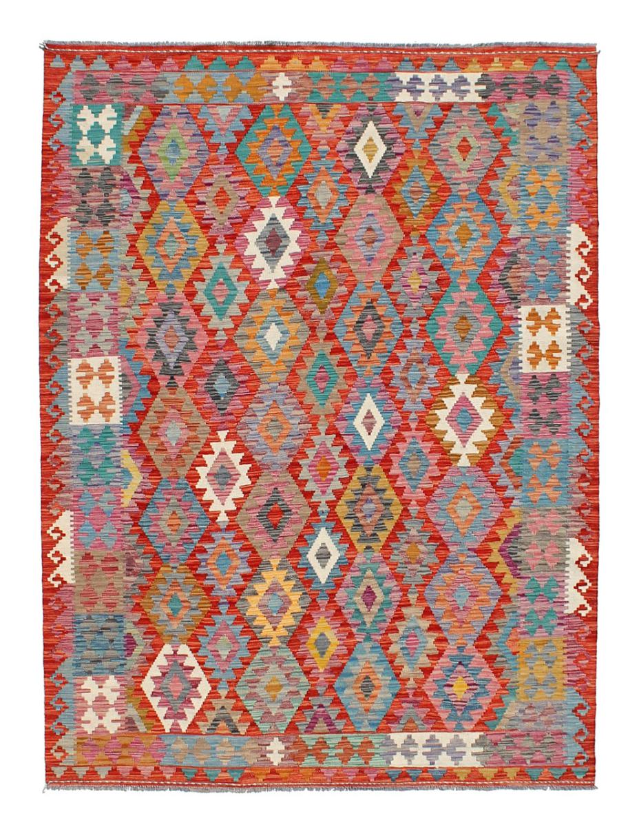 Afghan rug Kilim Afghan 8'4"x5'10" 8'4"x5'10", Persian Rug Woven by hand
