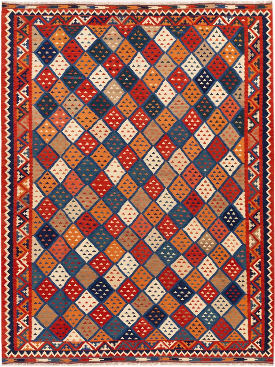 Alfombra persa Kilim Fars Ghashghai 342x264 342x264, Alfombra persa Tejido a mano