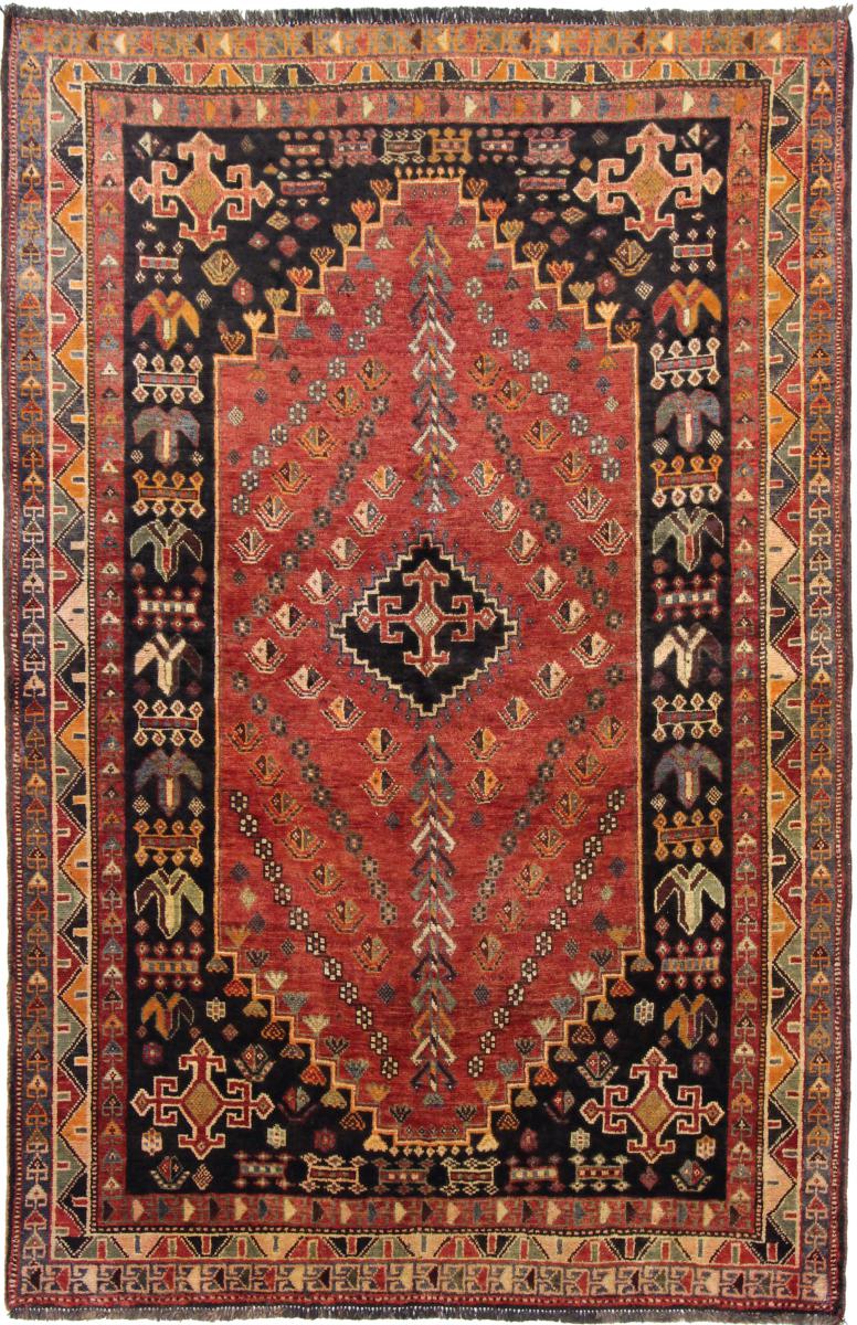 Tapete persa Shiraz 253x166 253x166, Tapete persa Atado à mão