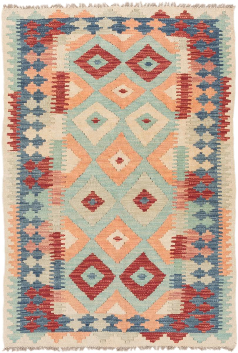 Tapete afegão Kilim Afegão 127x84 127x84, Tapete persa Tecido à mão