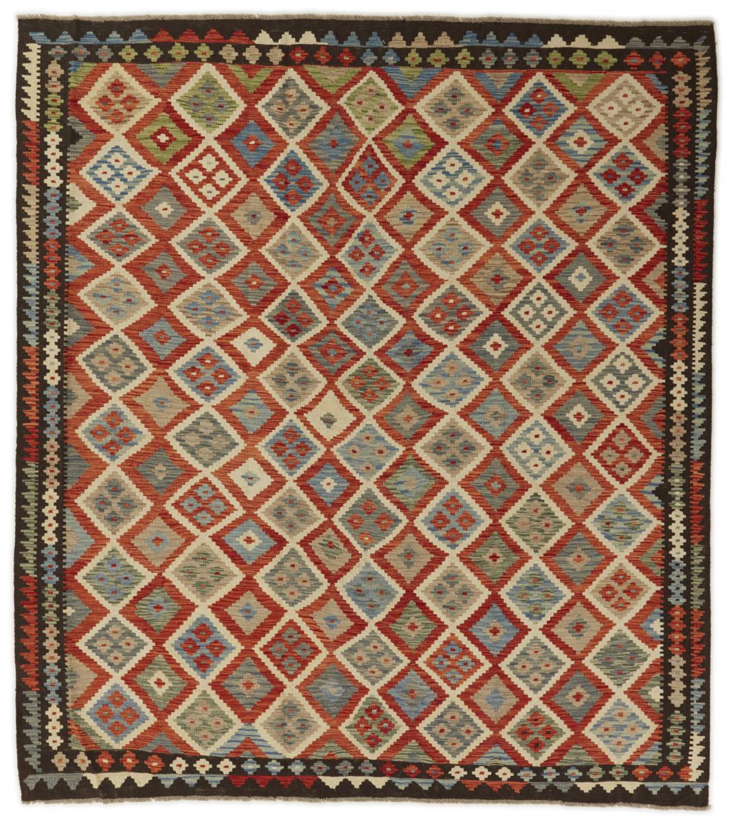 Tapete afegão Kilim Afegão 288x256 288x256, Tapete persa Tecido à mão