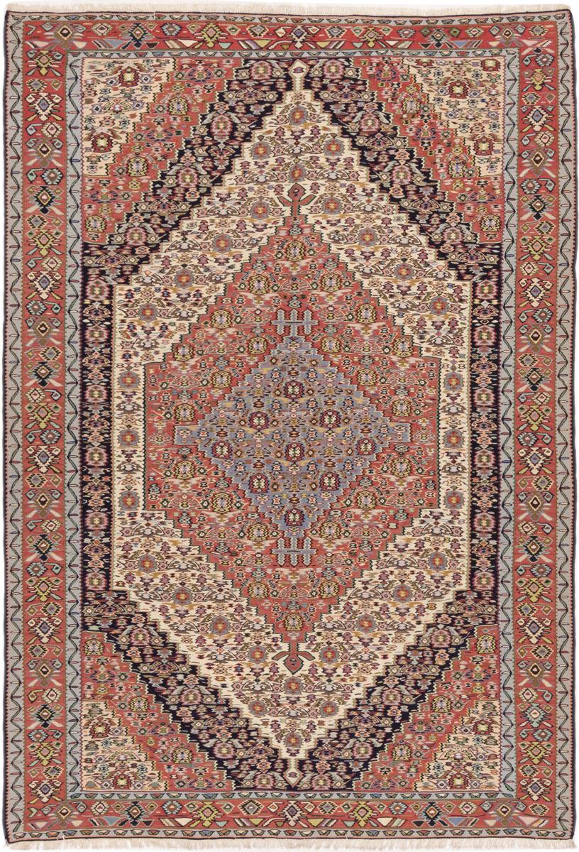 Persian Rug Kilim Senneh 251x177 251x177, Persian Rug Knotted by hand