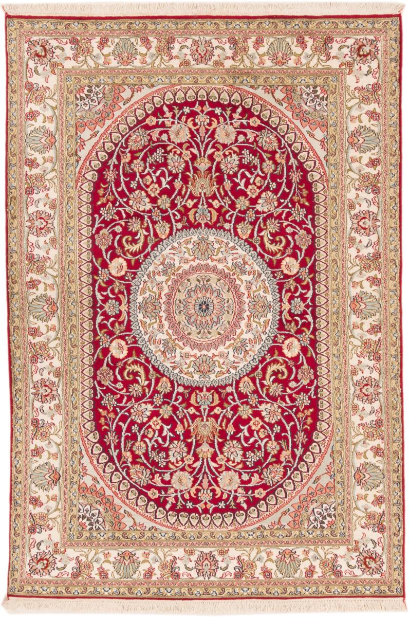 Indo rug Kashmir Silk 184x123 184x123, Persian Rug Knotted by hand