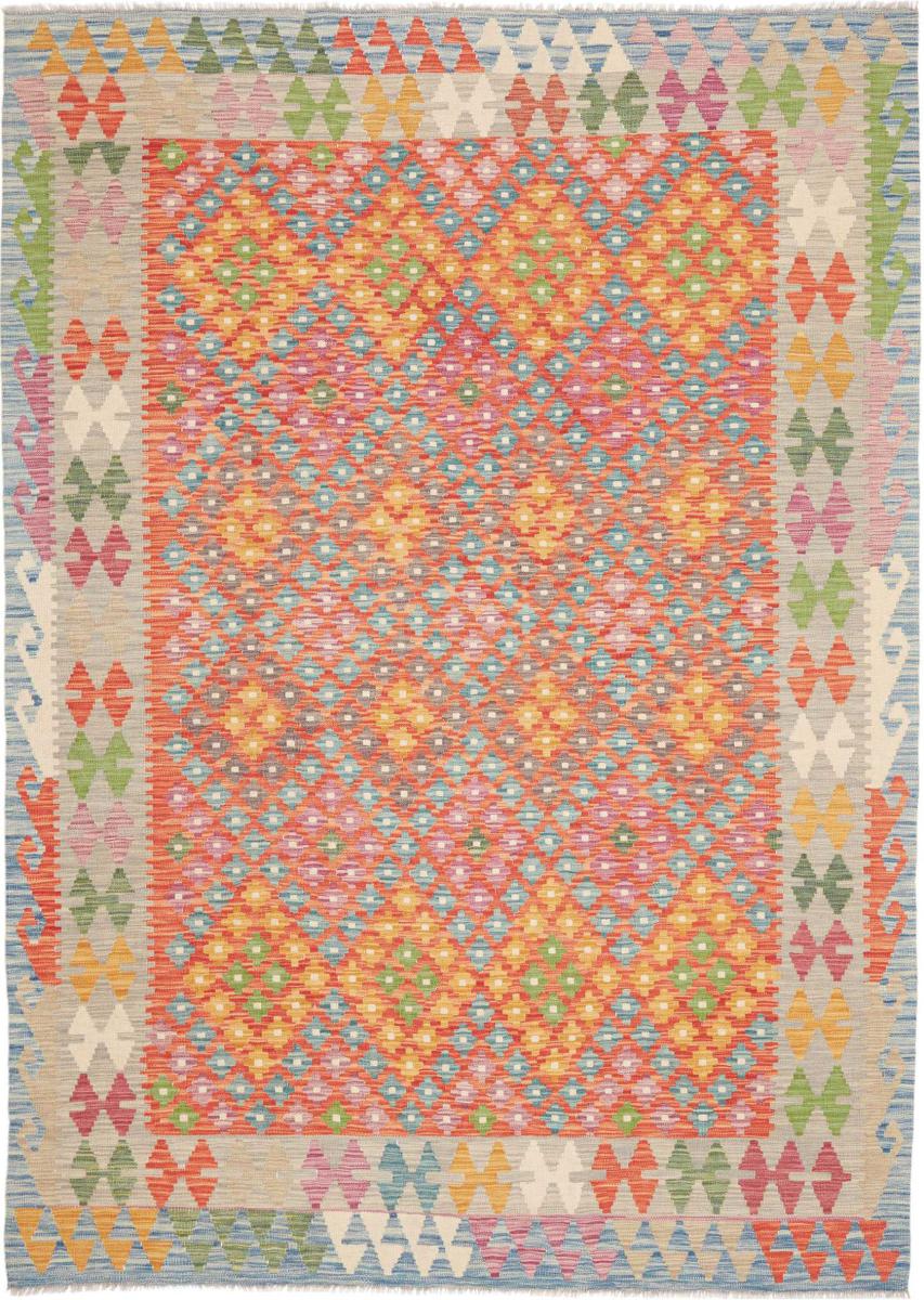 Afghansk matta Kilim Afghan 246x178 246x178, Persisk matta Handvävd