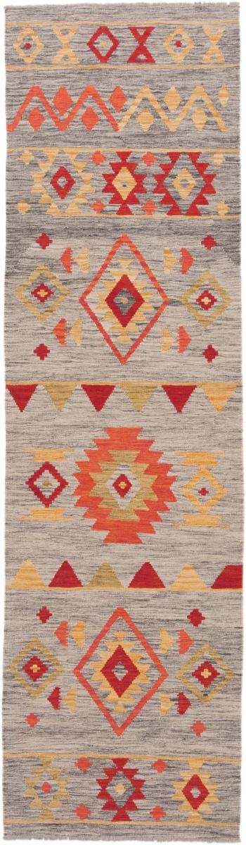 Tapete afegão Kilim Afegão 296x84 296x84, Tapete persa Tecido à mão