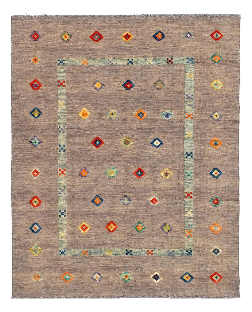Alfombra afgana Kilim Afghan Nimbaft Edition 194x148 194x148, Alfombra persa Tejido a mano