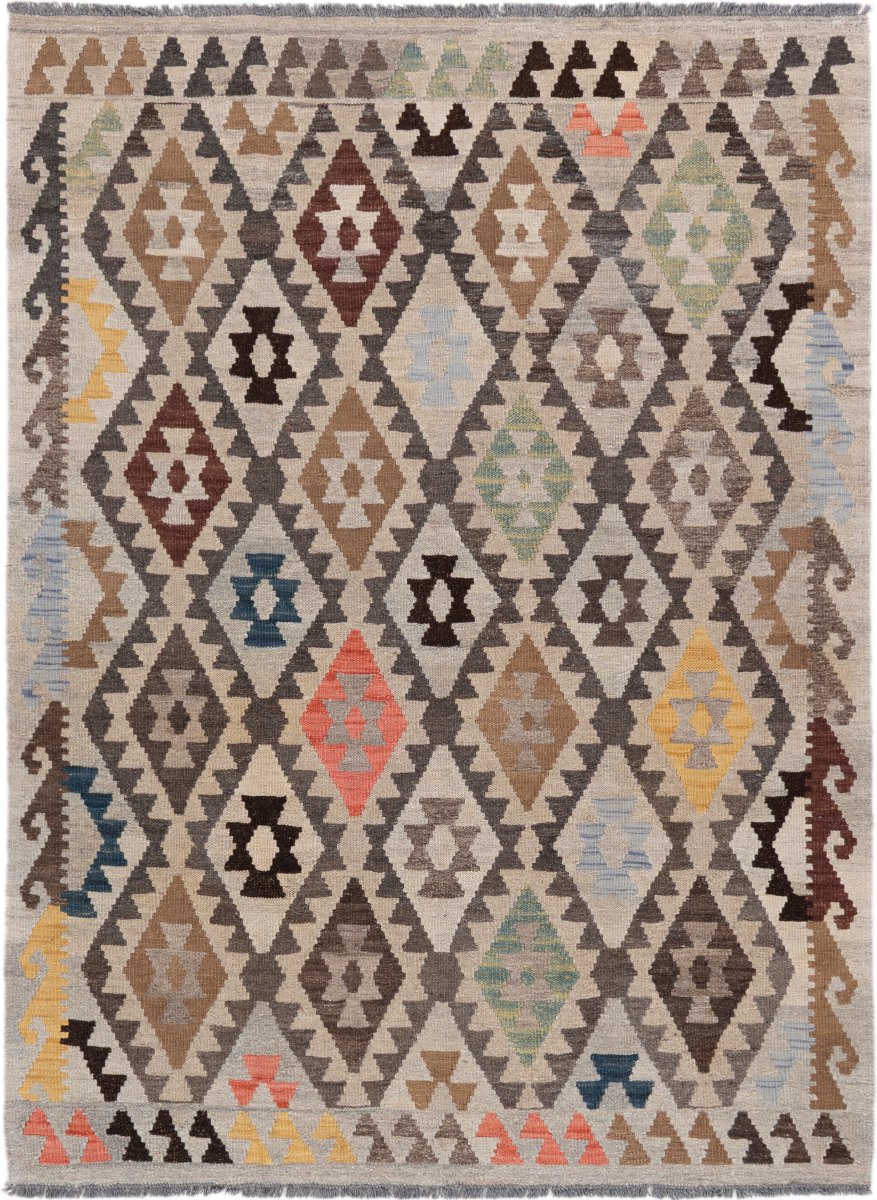 Covor afgan Chilim Afghan 178x131 178x131, Covor persan Țesut manual