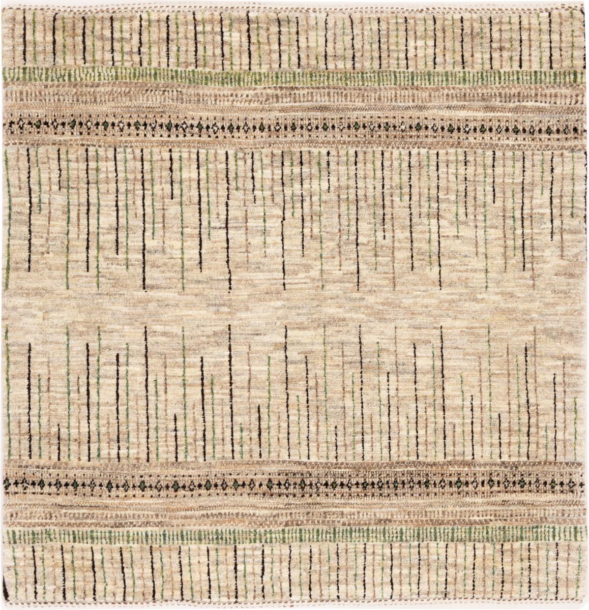 Perzisch tapijt Perzisch Gabbeh Loribaft Tabiibaft 104x100 104x100, Perzisch tapijt Handgeknoopte