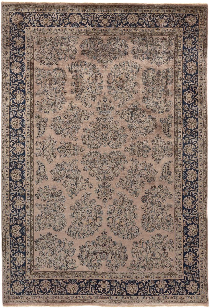 Tapis indien Indo Sarough 283x195 283x195, Tapis persan Noué à la main