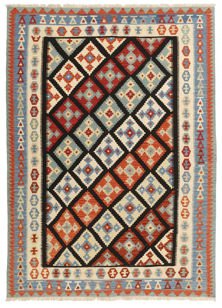 Tapete persa Kilim Fars 290x209 290x209, Tapete persa Tecido à mão