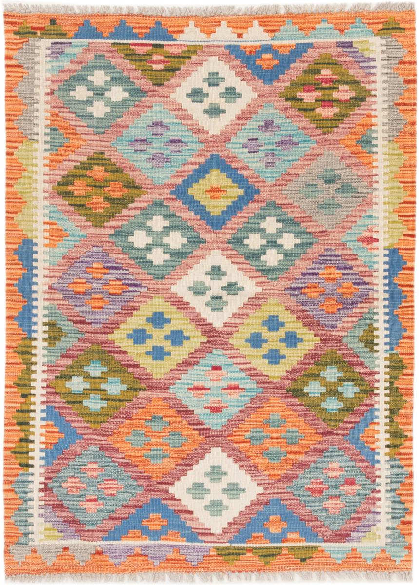 Tapete afegão Kilim Afegão 122x89 122x89, Tapete persa Tecido à mão